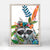 Boho Raccoon - Mini Framed Canvas-Mini Framed Canvas-Jack and Jill Boutique