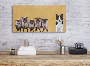 Border Collie and Crew Wall Art-Wall Art-Jack and Jill Boutique