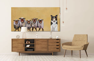 Border Collie and Crew Wall Art-Wall Art-Jack and Jill Boutique
