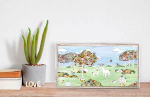 Botanic Forest - Mini Framed Canvas-Mini Framed Canvas-Jack and Jill Boutique