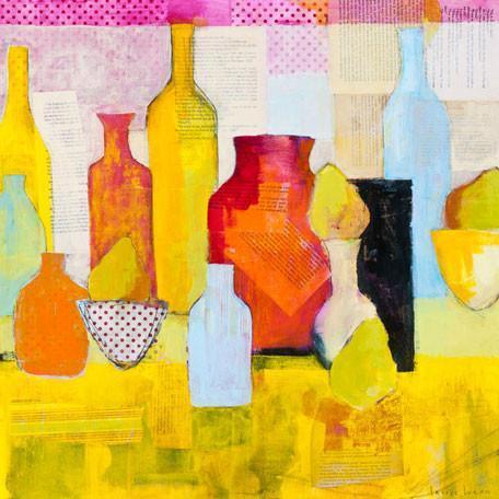 Bottles and Pears | Canvas Wall Art-Canvas Wall Art-Jack and Jill Boutique