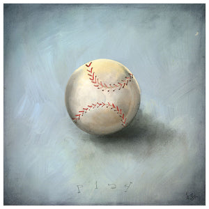 Boy's Toys - Baseball Wall Art-Wall Art-14x14 Canvas-Jack and Jill Boutique