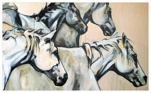 Camargue Horses 1 Wall Art-Wall Art-20x12 Canvas-Jack and Jill Boutique