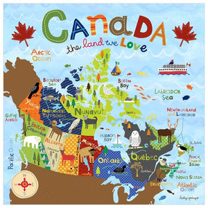 Canada - The Land We Love Wall Art-Wall Art-Jack and Jill Boutique