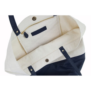 Canvas Monogrammed Personalized Carry All Tote Bag-Bag-Jack and Jill Boutique