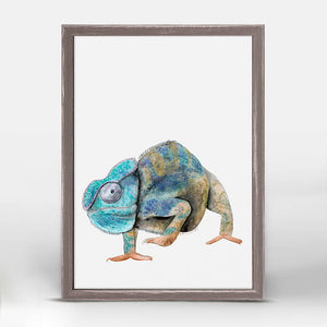 Chameleon Portrait - Mini Framed Canvas-Mini Framed Canvas-Jack and Jill Boutique