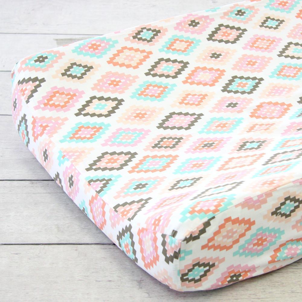 Changing Pad Cover | Alexis Aztec Gilded Arrow-Changing Pad Cover-Jack and Jill Boutique