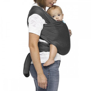 Moby Wrap Evolution-Baby Carrier-Charcoal-Jack and Jill Boutique
