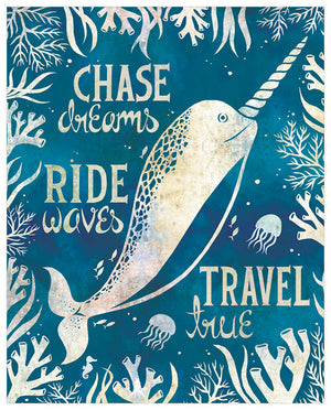 Chase Dreams Ride Waves Wall Art-Wall Art-Jack and Jill Boutique