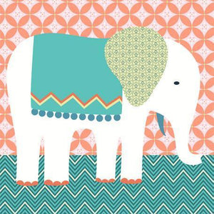 Circus Elephant | Canvas Wall Art-Canvas Wall Art-Jack and Jill Boutique