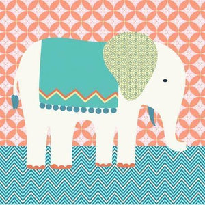 Circus Elephant | Canvas Wall Art-Canvas Wall Art-Jack and Jill Boutique
