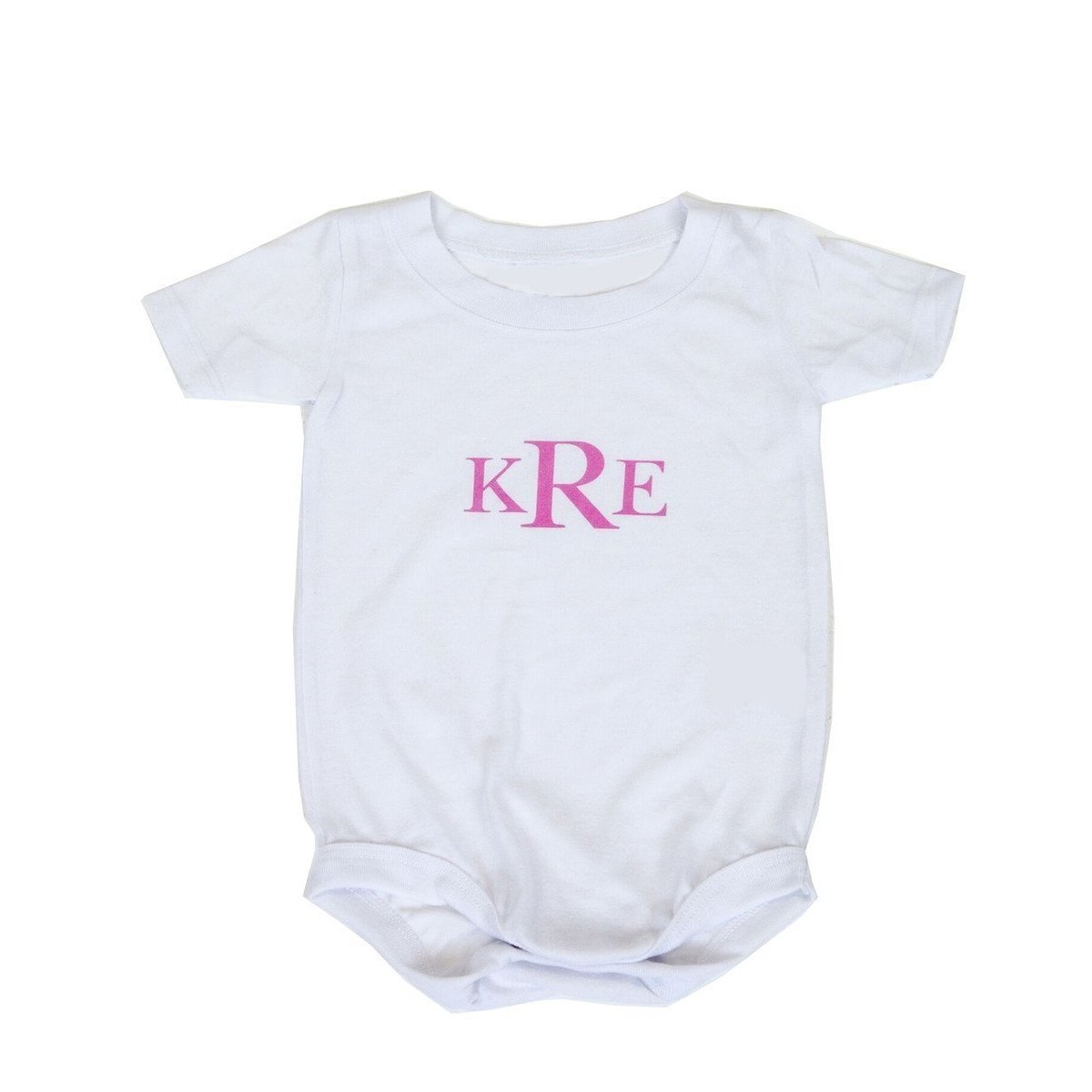 Classic Monogram Personalized Onesie-Onesie-Jack and Jill Boutique