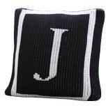 Classic Monogram Single Border Personalized Pillow-Pillow-Jack and Jill Boutique