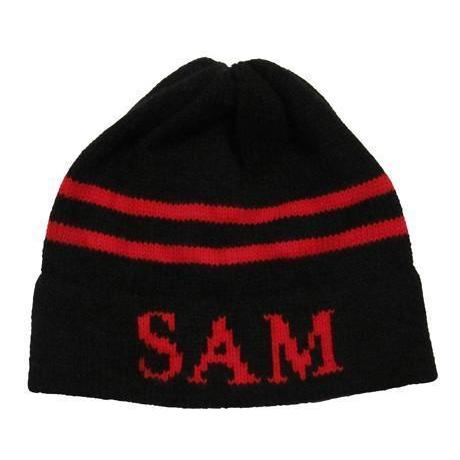 Classic Name & Stripes Personalized Knit Hat-Hats-Jack and Jill Boutique