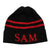 Classic Name & Stripes Personalized Knit Hat-Hats-Small-Regular-Jack and Jill Boutique