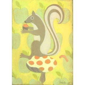 Clover Squirrel | Canvas Wall Art-Canvas Wall Art-Jack and Jill Boutique