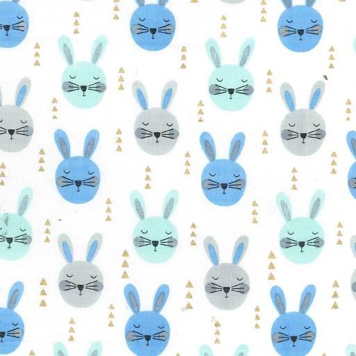 Ruminating Rabbits Fabric by the Yard | 100% Cotton-Fabric-Jack and Jill Boutique