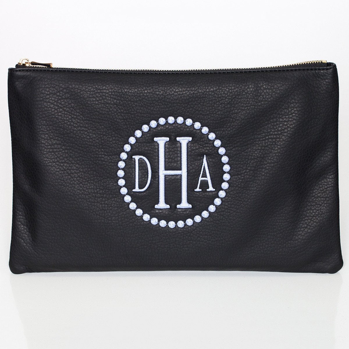 Cobalt Monogrammed Personalized Clutch-Bag-Jack and Jill Boutique