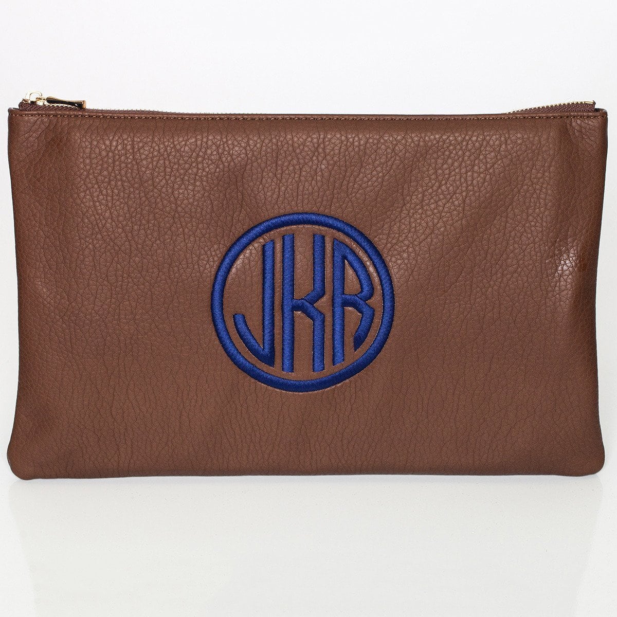 Cobalt Monogrammed Personalized Clutch-Bag-Jack and Jill Boutique