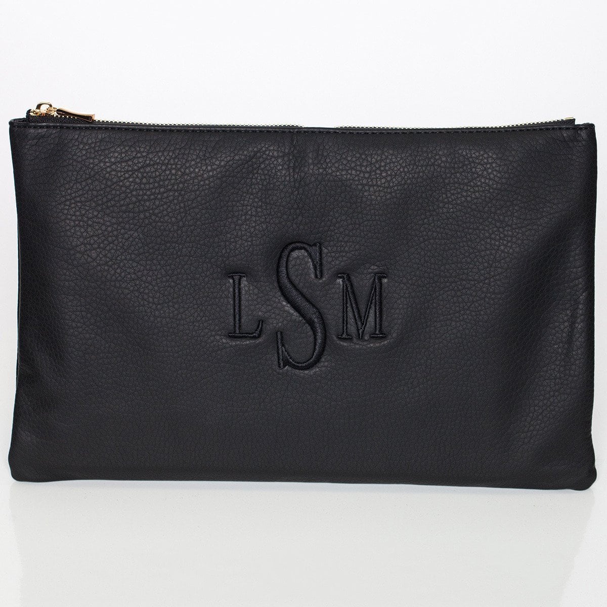 Cobalt Monogrammed Personalized Clutch-Bag-Jack and Jill Boutique