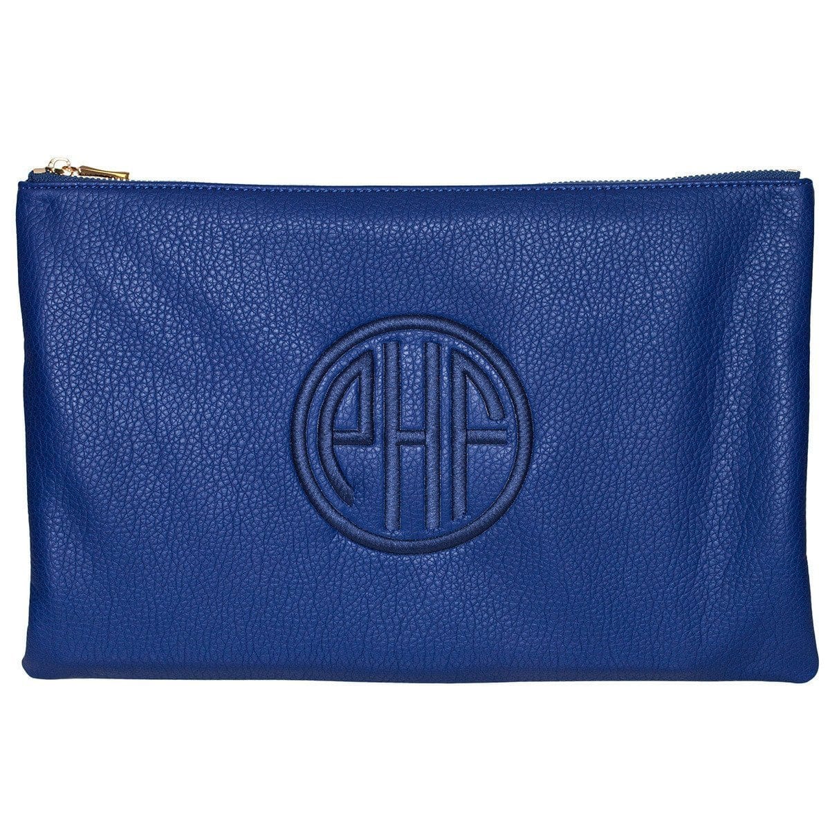Cobalt Monogrammed Personalized Clutch-Bag-Jack and Jill Boutique