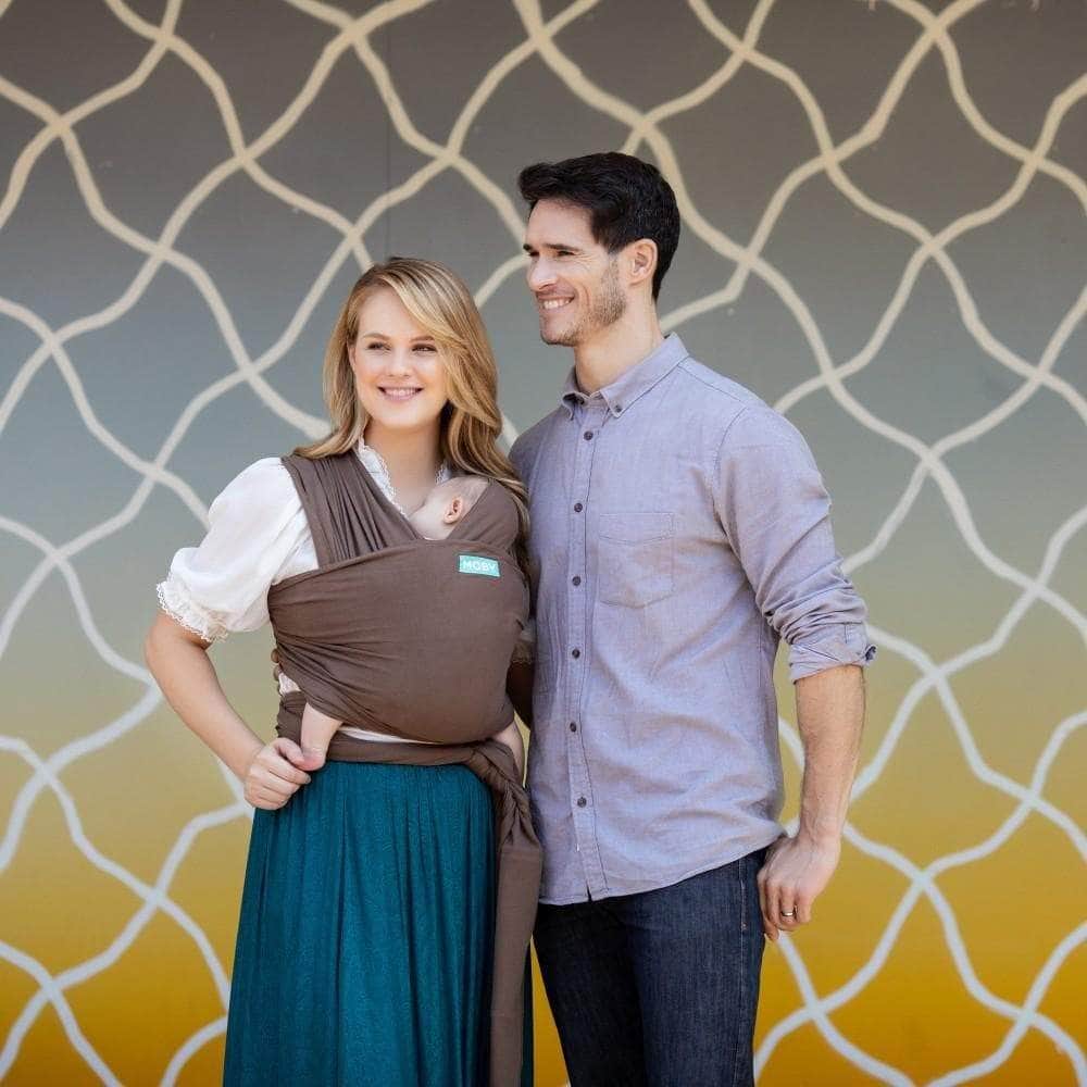 Moby Wrap Classic Baby Carrier-Baby Carrier-Cocoa-Jack and Jill Boutique