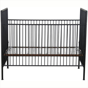 Contemporary Metal Stationary Crib-Crib-Jack and Jill Boutique