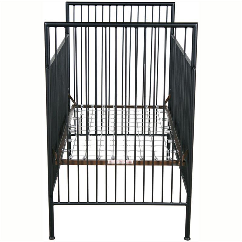 Contemporary Metal Stationary Crib-Crib-Jack and Jill Boutique