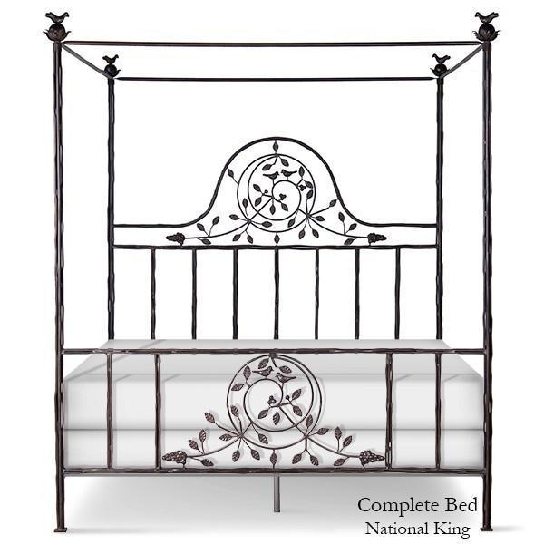 Corsican Iron Canopy Bed 42686 | Twiggy Canopy Bed-Canopy Bed-Jack and Jill Boutique