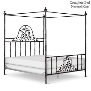 Corsican Iron Canopy Bed 42686 | Twiggy Canopy Bed-Canopy Bed-Jack and Jill Boutique