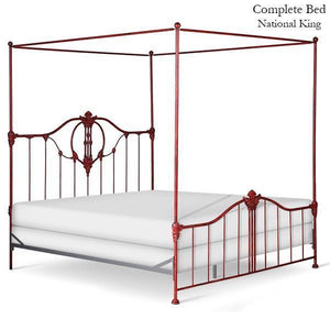 Corsican Iron Canopy Bed 42918 | Bastia Canopy Bed-Canopy Bed-Jack and Jill Boutique