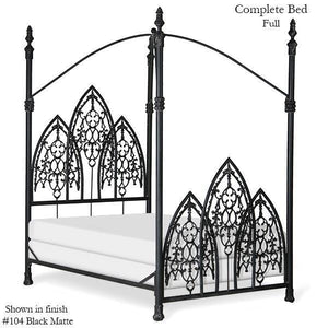 Corsican Iron Canopy Bed 43016 | Gothic Canopy Bed-Canopy Bed-Jack and Jill Boutique