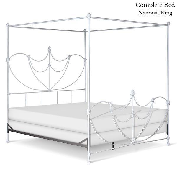 Corsican Iron Canopy Bed 43064 | Lotus Canopy Bed-Canopy Bed-Jack and Jill Boutique