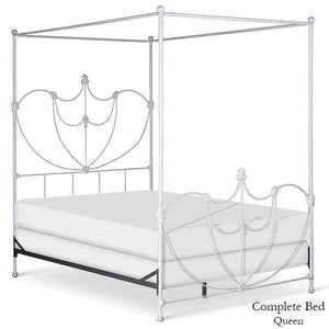 Corsican Iron Canopy Bed 43064 | Lotus Canopy Bed-Canopy Bed-Jack and Jill Boutique
