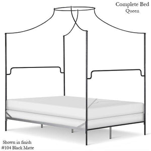 Corsican Iron Canopy Bed 43602 | Olivia Canopy Bed-Canopy Bed-Jack and Jill Boutique