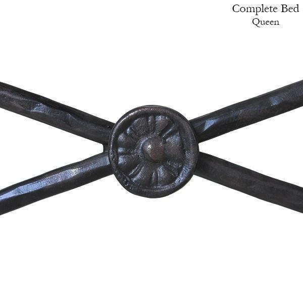 Corsican Iron Canopy Bed 43706 | Hammered Olivia Canopy Bed-Canopy Bed-Jack and Jill Boutique