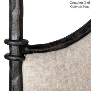 Corsican Iron Canopy Bed 43706 | Hammered Olivia Canopy Bed-Canopy Bed-Jack and Jill Boutique