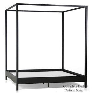 Corsican Iron Canopy Bed 43712 | Contemporary Canopy Bed-Canopy Bed-Jack and Jill Boutique