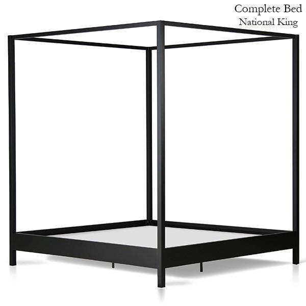 Corsican Iron Canopy Bed 43712 | Contemporary Canopy Bed-Canopy Bed-Jack and Jill Boutique