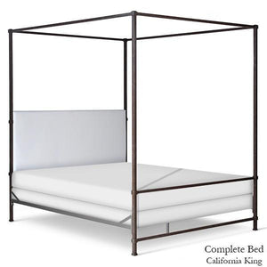 Corsican Iron Canopy Bed 43808 | Upholstered Canopy Bed-Canopy Bed-Jack and Jill Boutique