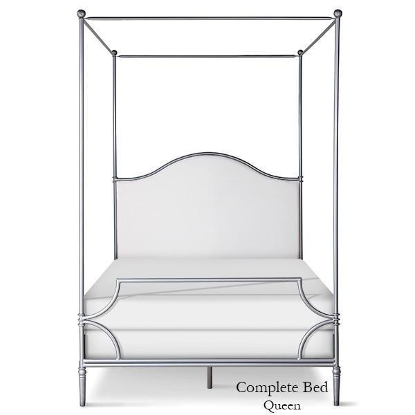 Corsican Iron Canopy Bed 43822 | Upholstered Canopy Bed-Canopy Bed-Jack and Jill Boutique