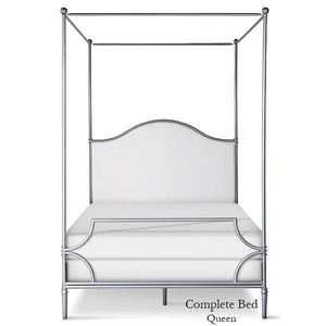 Corsican Iron Canopy Bed 43822 | Upholstered Canopy Bed-Canopy Bed-Jack and Jill Boutique