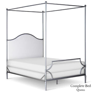 Corsican Iron Canopy Bed 43822 | Upholstered Canopy Bed-Canopy Bed-Jack and Jill Boutique