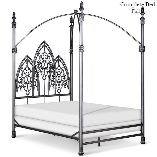 Corsican Iron Canopy Bed 5517 | Gothic Canopy Bed-Canopy Bed-Jack and Jill Boutique