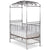 Corsican Iron Cribs 40148 | Stationary Opa Canopy Crib-Cribs-Jack and Jill Boutique