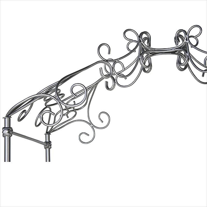 Corsican Iron Cribs 40228 | Stationary Princess Canopy Crib-Cribs-Jack and Jill Boutique