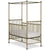 Corsican Iron Cribs 40568 | Stationary Canopy Crib-Cribs-Jack and Jill Boutique