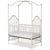 Corsican Iron Cribs 40828 | Stationary Canopy Crib-Cribs-Jack and Jill Boutique