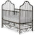 Corsican Iron Cribs 41306 | Stationary Crib-Cribs-Jack and Jill Boutique