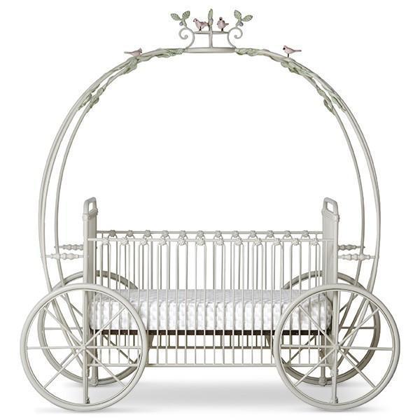 Corsican Iron Cribs 43006 | Statonary Pumpkin Canopy Crib-Cribs-Jack and Jill Boutique